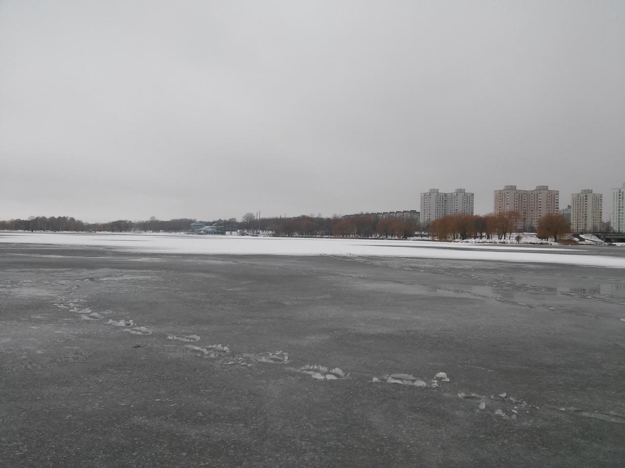  В 9,30 зашел на лед узнать обстановку  ... | Отчеты о рыбалке в Беларуси