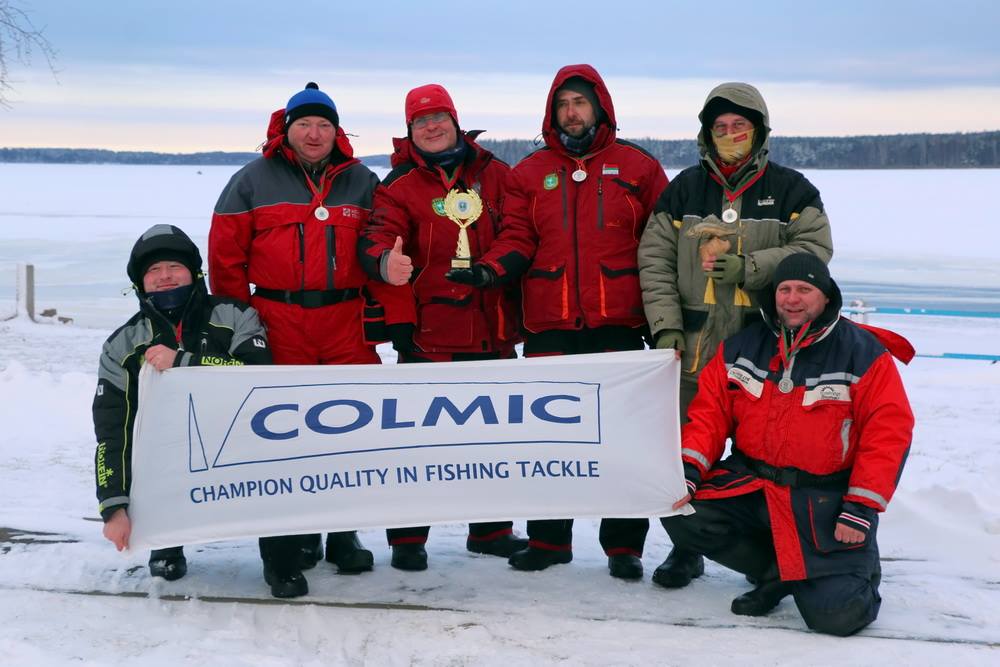 Команда COLMIC ICE FISHING на первом этапе ЧРБ 2017г.