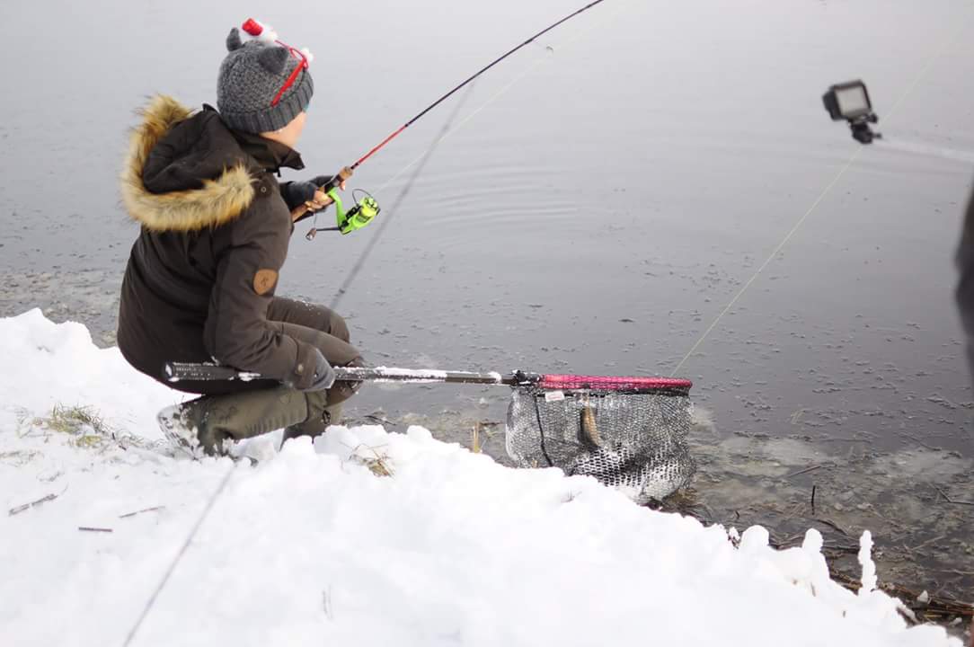 Ловля форели на платнике зимой — Щарка и рыбалка в декабре