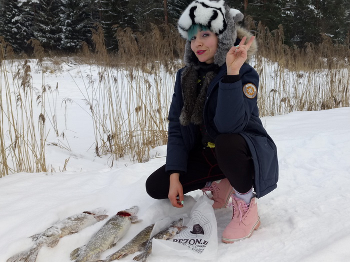 Бешеная щука в глухозимье - когда клюет, как из пулемета I отчеты о рыбалке в Беларуси