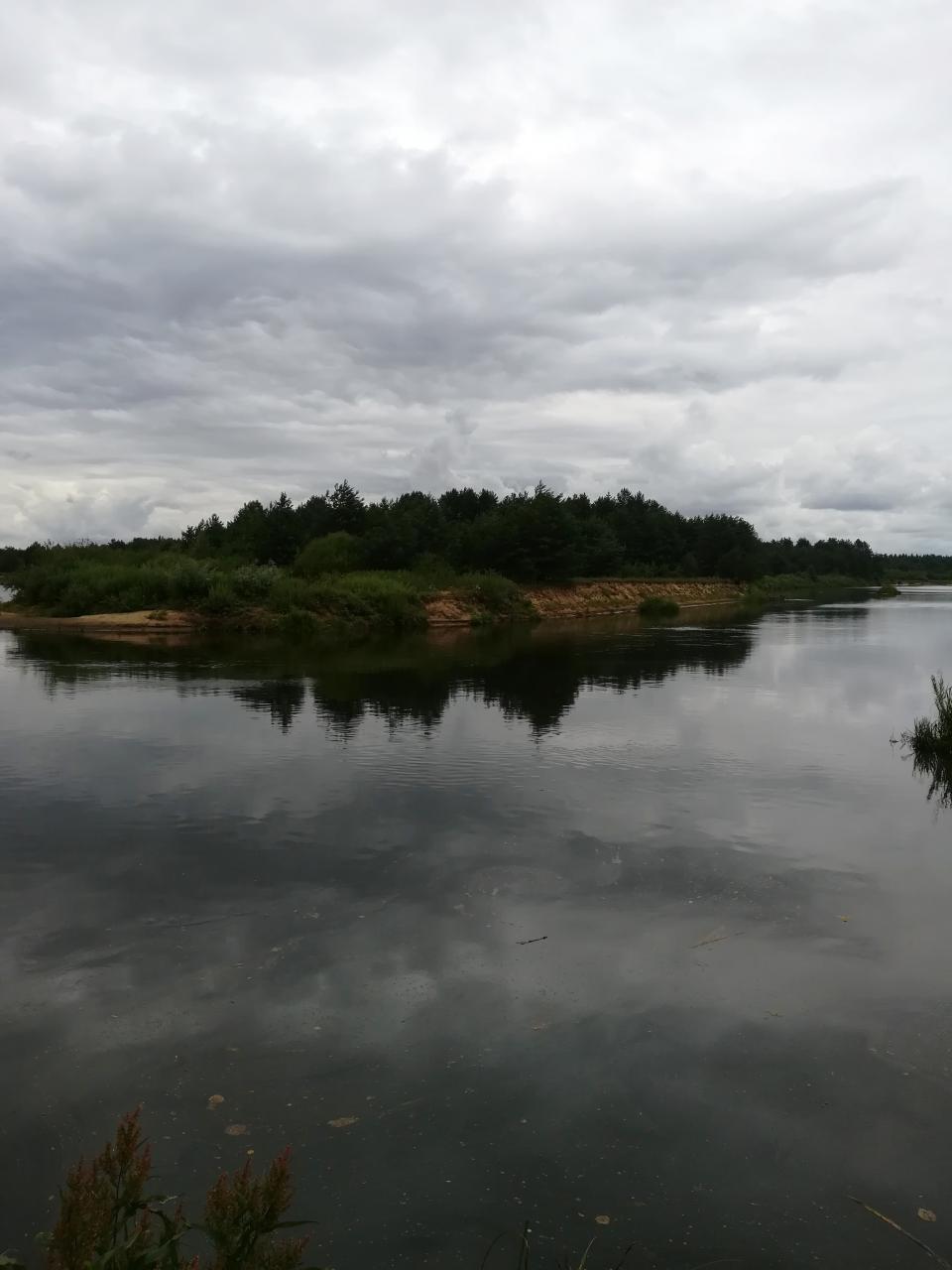  На неделе посетил реку. Был в раене Делятич ... | Отчеты о рыбалке в Беларуси